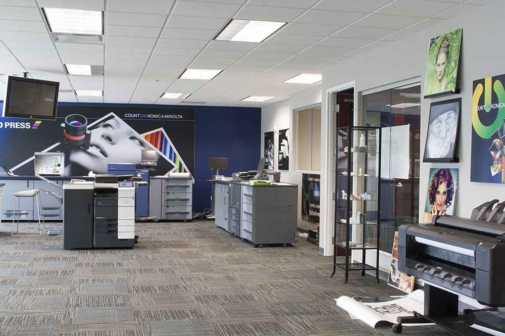 Konica Minolta Office Upfits & Interiors Project Jencon Builders